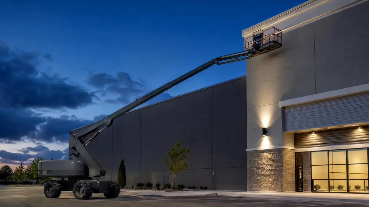 Boom Lifts jobsite access in Corpus Christi