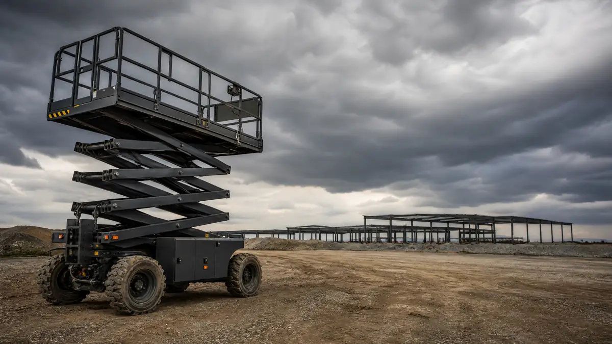 Rough Terrain Scissor Lifts jobsite access in Corpus Christi
